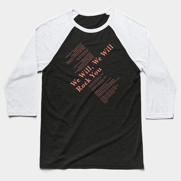 MAKE A BIG NOISE! Baseball T-Shirt by Inner System